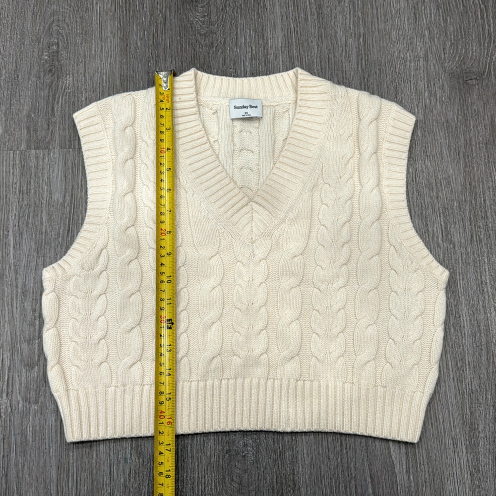 Sunday Best Winston Sweater Vest Size XS - Picture 8 of 10